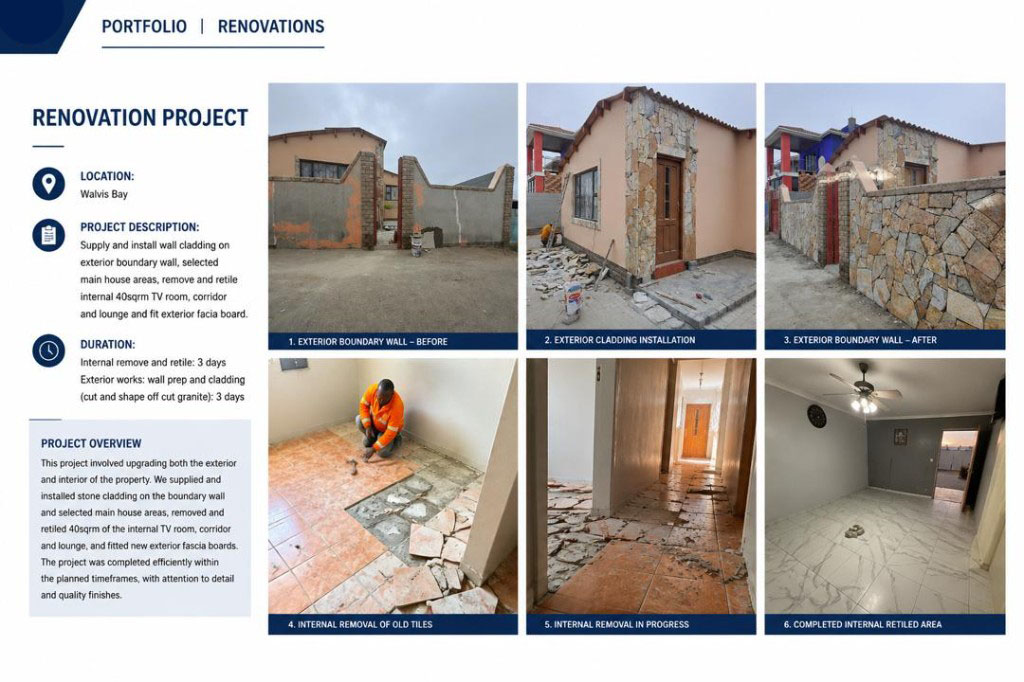 Cladding, Tiling & Fascia Upgrade
